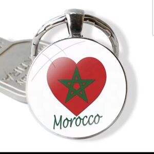 Morocco Heart Keychain